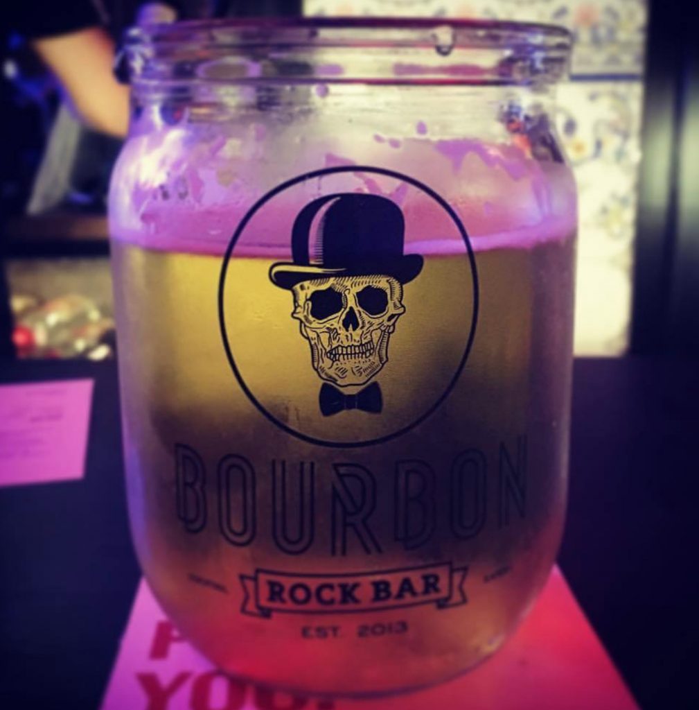 Bourbon rock bar